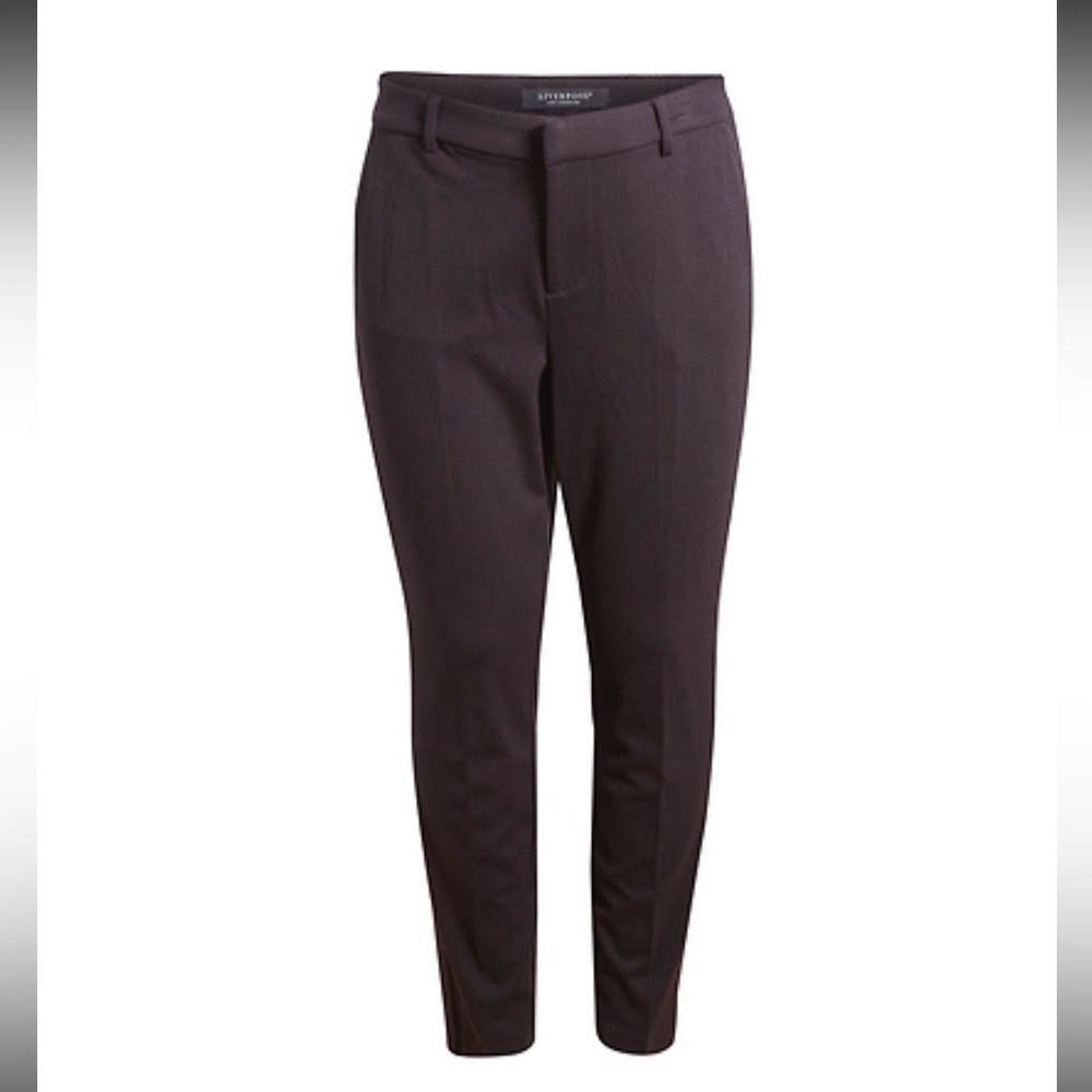 Liverpool Renee Knit Straight Leg Pant Brown/Copper